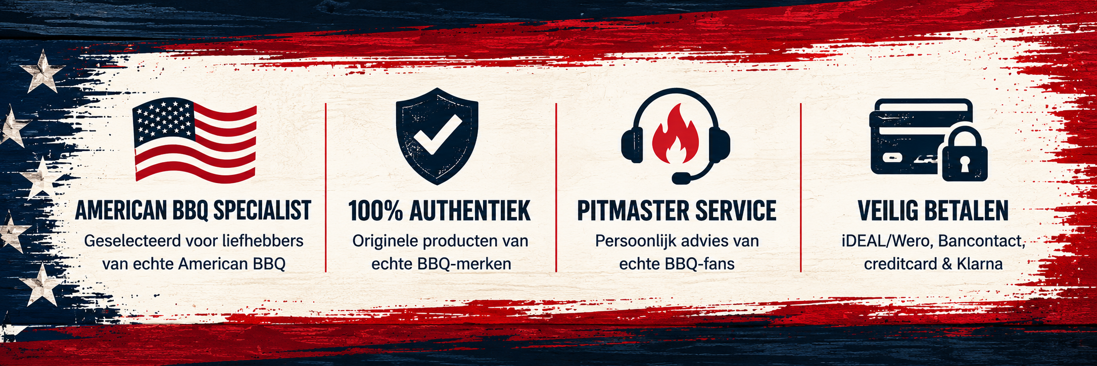 American BBQ Specialist - 100% authentiek - Pitmaster service - Veilig betalen